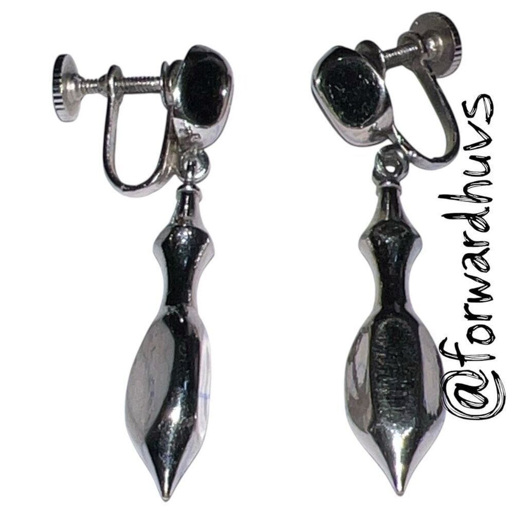 Bundle Sale 3 for $15 | Vintage Marino Silver Tone Screw Back Earrings